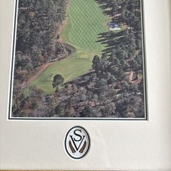 Sage Valley Golf Course Framed Picture Fairway Bunker Outdoor Office Decor