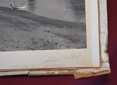 VTG Photograph ‘Hammersmith Bridge from The Creek Wall’ Signed by Stuart Taylor