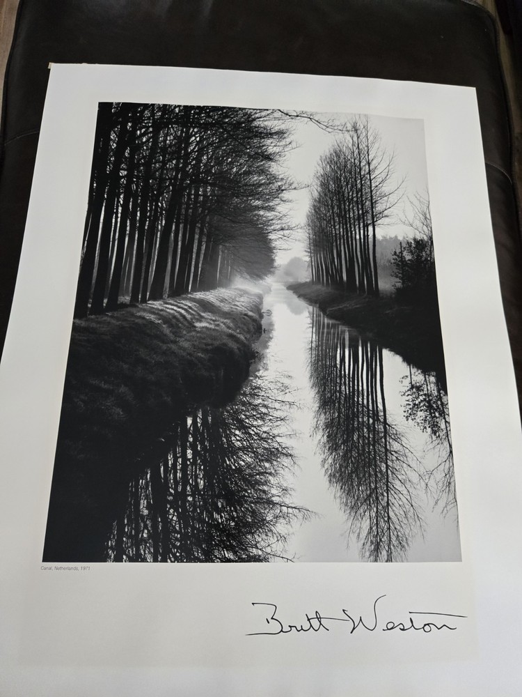 Brett Weston “Canal Netherlands 1971” Photography West Gallery Poster Print