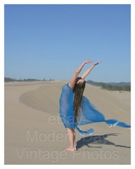 Artistic 8×10 Photo original artist of Sarah on in Sand Dunes sar_0780