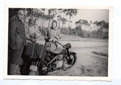 Photo Motorcycle Probably RT Pillion Saddle 1960s Motorcycle