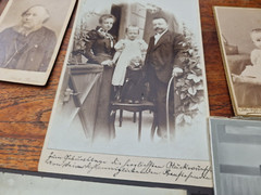 Mixed lot antique photos approx. 1885 to 1910 portrait photo studios Sebnitz Schandau