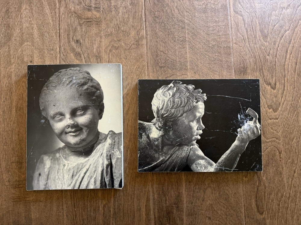 2 Black And White Vintage Gregory Hein Wall Art, Laughing Boy, The Jockey