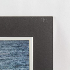 James A. Lea Photography Print Crashing Waves Ocean Beach 05 Signed Matted Art
