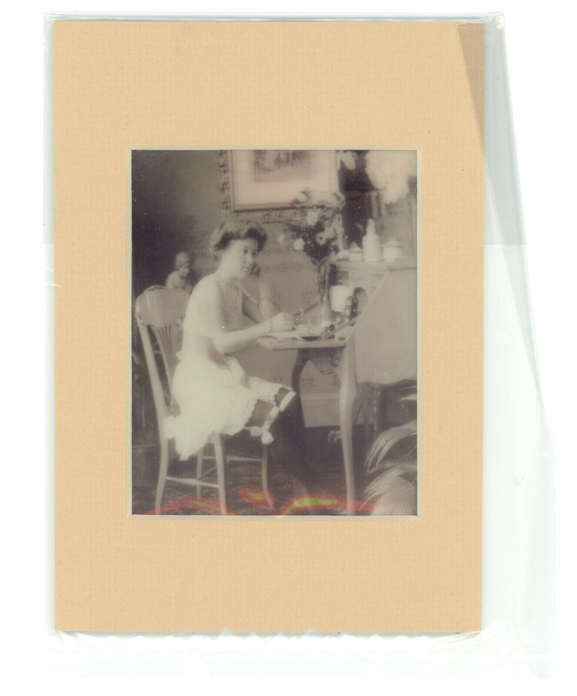 Her Private Secretary 1900 Stereoview 3-d Photo Reprint Stereographic Arts 5×7