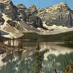 Lot Of 2 1960’s Don Harmon Signed ‘Lake Louise’ Photograph Large 21”x16”