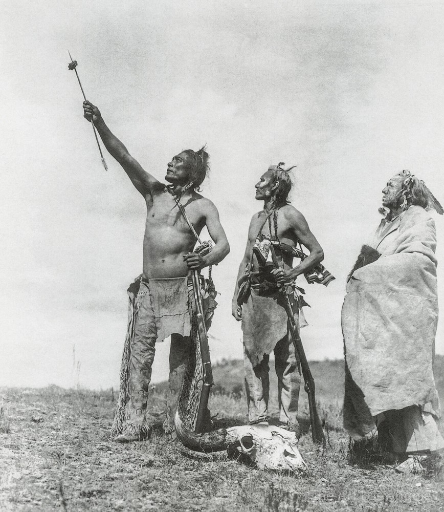 Edward Curtis Photo – The Oath, Apsaroke