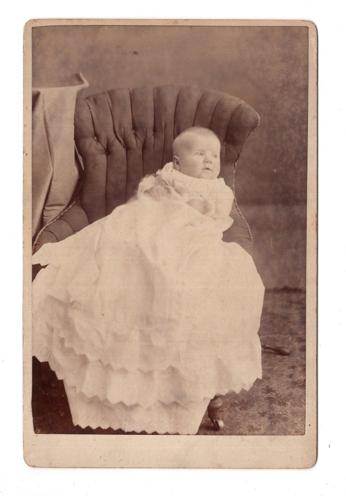 CAB Photo Beautiful Child Picture / Baby – Jackson / California / USA 1880s