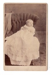 CAB Photo Beautiful Child Picture / Baby – Jackson / California / USA 1880s
