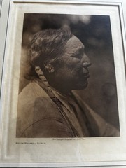 Edward S. Curtis Native American » White Weasel – Ponca » 1927 Photogravure
