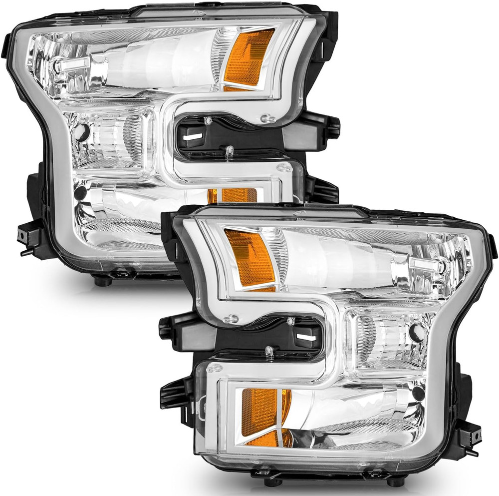 Headlights Assemblies for 2015 2016 2017 Ford F150 (NOT for Factory LED or HID H