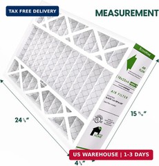 EconoHome 16x25x4 AC Furnace Pleated Air Filter MERV 11 Replacement – Allergen D