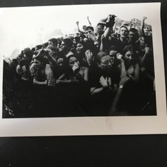 Mosh Pit Fine Art Photograph Silver Gelatin Print Janine Gordon B/W Punk Crowd