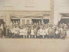 Vtg 20s Photograph Compton CA Christian Church Group Front C.E. ROZELL Jewelry