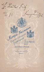 Alfred Naumann CDV – portrait of a man – Leipzig 1893