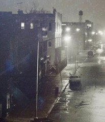 Fine Art Photo- Framed Signed Tyco Lewis- Grotten – Rainy Street at Night 2000