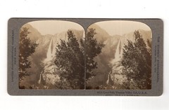 Stereoscopy Great Falls / Yosemite Valley / USA