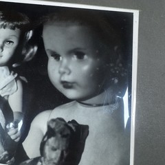 Bob Lundy Signed “Dolls Series III” B&W Art Photograph Matted 17×20 Print