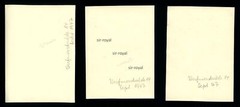3x Stuttgart 1947 – Werfmershalde 14 – Furnishing Interior 1940s Photo 9x12cm