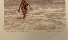 1972 «Beauty Of The Sea» Middle Aged Woman In Bathing Suit Photo Robert L Shaen
