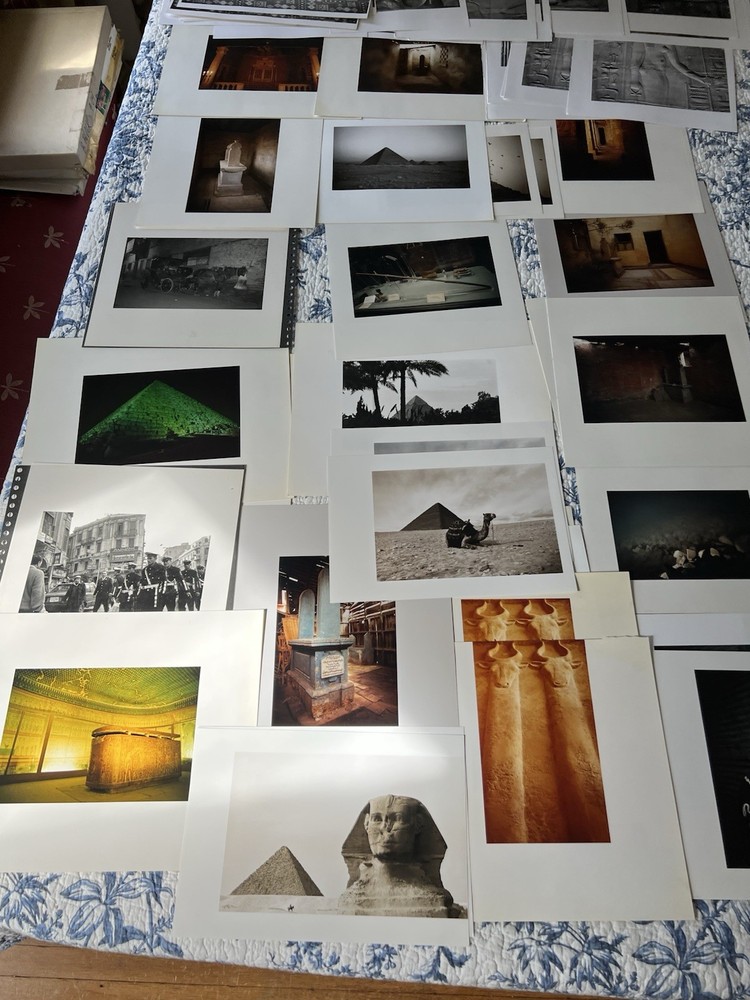 Egypt Photography Print Lot Pyramids Sphinx Cairo Travel Art Photos 14×11”