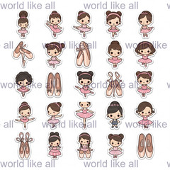 369x Cute Kids Stickers Bundle for kids | School & Copybook Digital Art 4K