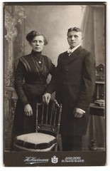 Photography H. Hartmann, Berlin, size Frankfurterstr. 75, common lady and ju