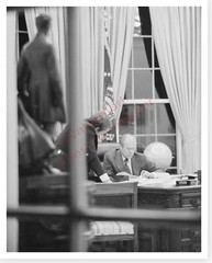 President Gerald Ford In The White House Silver Halide Photo