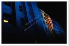 September 11th Beams Of Light Pentagon Flag Silver Halide Photo