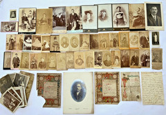 Historical Fotonachlass England ca.1875 – 1910 Portraits, Certificates, Family