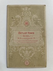 orig. CDV photo photograph man gentleman picture old fashion around 1880 Detlef Hahn Kiel