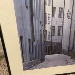 Ola Ericson Signed Photo Print Scandinavian Art Alley in Gama Stan Stockholm