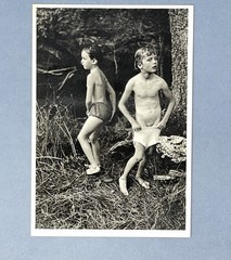 Marc Riboud (1923-2016) ICP Art Photo Print Card 4×6” After Swimming France 1953