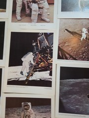 Collectible NASA 2 Prints Of Apollo8, 9, 10, 11 Moon 11” X 14”, 19 Total Prints