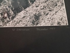 20″x16″ Silver Gelatin Black And White Mountain Peak Landscape Vintage