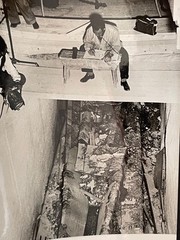 Original Vintage Photo 1954 Khéops Pyramid Egypt AGIP Egyptian Boat