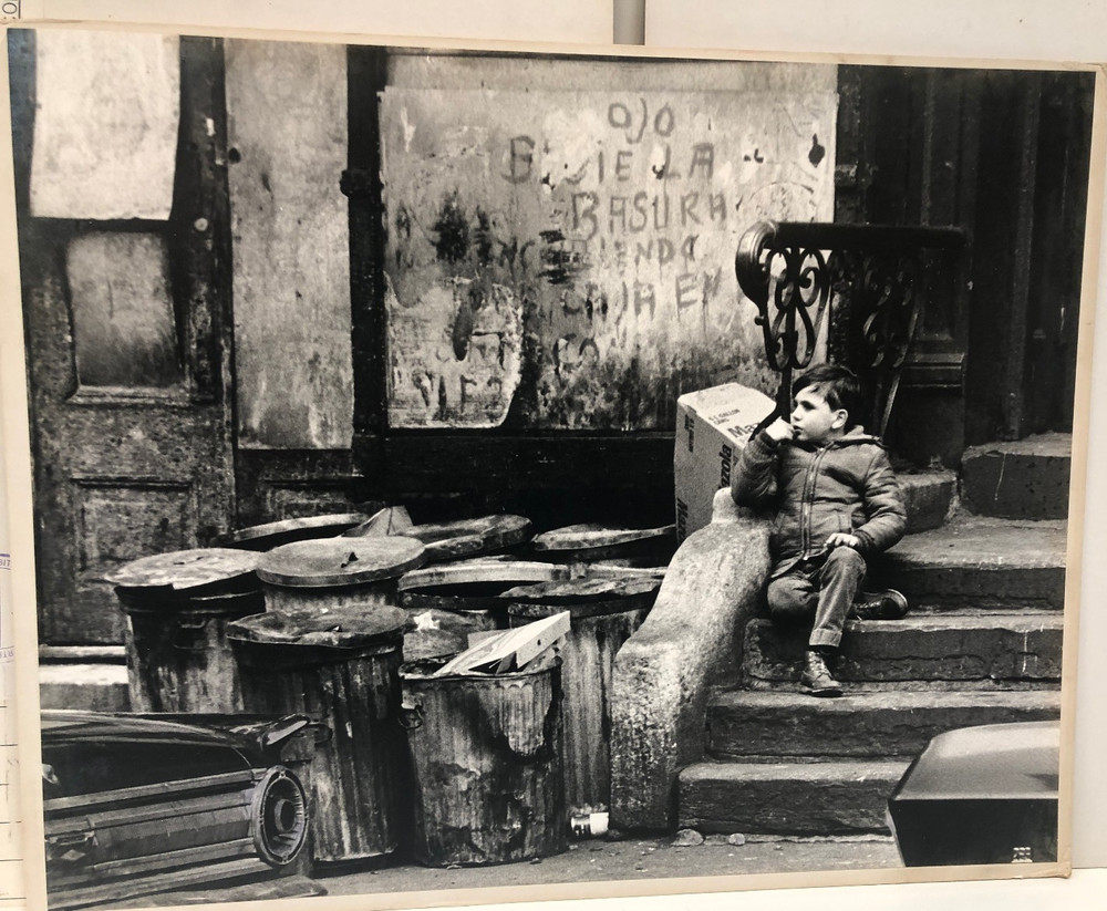 19.5 X 16.25 Black & White Photo By Paul A. Greenberg Titled Poverty’s Child