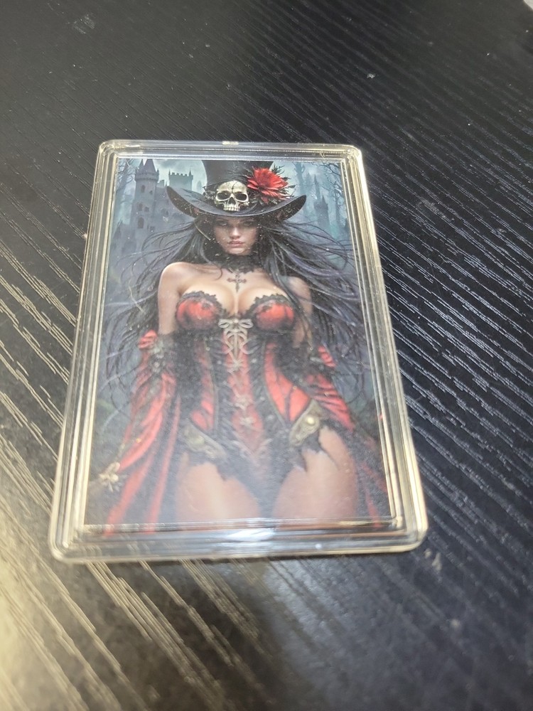 Colorized 1 OZ Vixens 2026 .999 Copper Bar Beautiful Woman Sexy Baddie