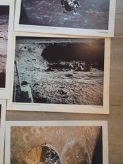 Collectible NASA 2 Prints Of Apollo8, 9, 10, 11 Moon 11” X 14”, 19 Total Prints