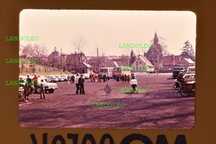Slide Street Scene Parking GDR Times Chemnitz? Trabbis Buses People