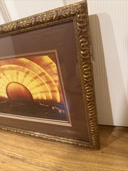 RADIO CITY MUSIC HALL PHOTO FRAMED SIGNED 17.5” W X 13.5” L X 1” D