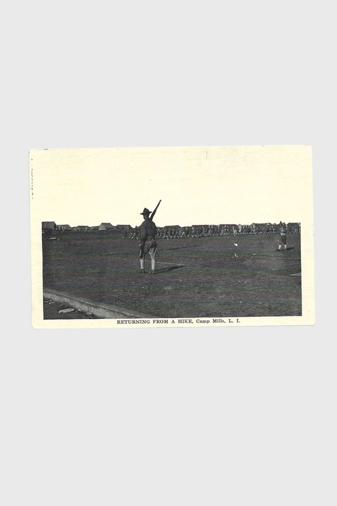 Vintage Postcard Camp Mills