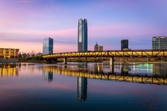 OKC Photography Print: Oklahoma City Skyline Scissortail Park Picture Photo