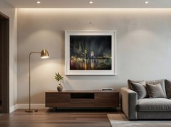 Louisville Kentucky Skyline at Night – Travel, Wall Art, Bar Art Photography