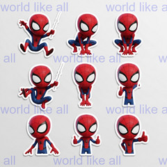15x Cute Kids Stickers Bundle: 3D Pixar Style | School & Copybook Digital Art 4K