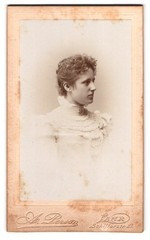 Photograph A. Person, Lahr, Schillerstr. 21, Portrait Young Lady Wearing Festive