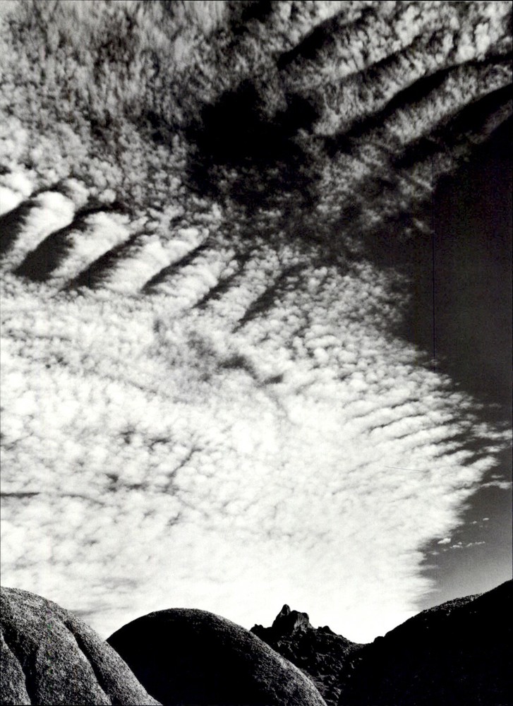1972 1950 Ansel Adams Alabama Hills Clouds Owens Valley California Art Photo