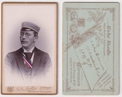 Fr. Möhle student Studentica Göttingen portrait CDV photo photo 1893