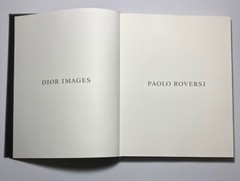 DIOR IMAGES ~ PAOLO ROVERSI 2018 Hardcover • Fashion Photography ENGLISH rare!!!