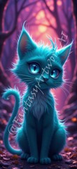Nice Cat – Digital Image Picture Phone Background AI Art, 12 images – #08